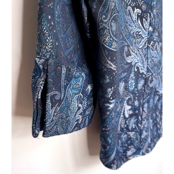 New Austin Reed Tapesty Button Up Shirt Women Size 14 - Picture 4 of 8